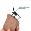 Obert Handmade Archery Finger Protecter Glove Hand Tab Guard Hunting Fingers Protector for Shooting Hunting Bow String Brown view 4