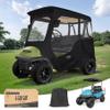 10L0L Deluxe 2 Passenger Golf Cart Enclosure for Club Car Precedent,Onward & Tempo Waterproof Windproof Portable Transparent Golf Cart Rain Enclosures Storage Cover - 57" Roof Fit view 1