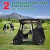 10L0L Deluxe 2 Passenger Golf Cart Enclosure for Club Car Precedent,Onward & Tempo Waterproof Windproof Portable Transparent Golf Cart Rain Enclosures Storage Cover - 57" Roof Fit view 2