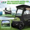 10L0L Deluxe 2 Passenger Golf Cart Enclosure for Club Car Precedent,Onward & Tempo Waterproof Windproof Portable Transparent Golf Cart Rain Enclosures Storage Cover - 57" Roof Fit view 3