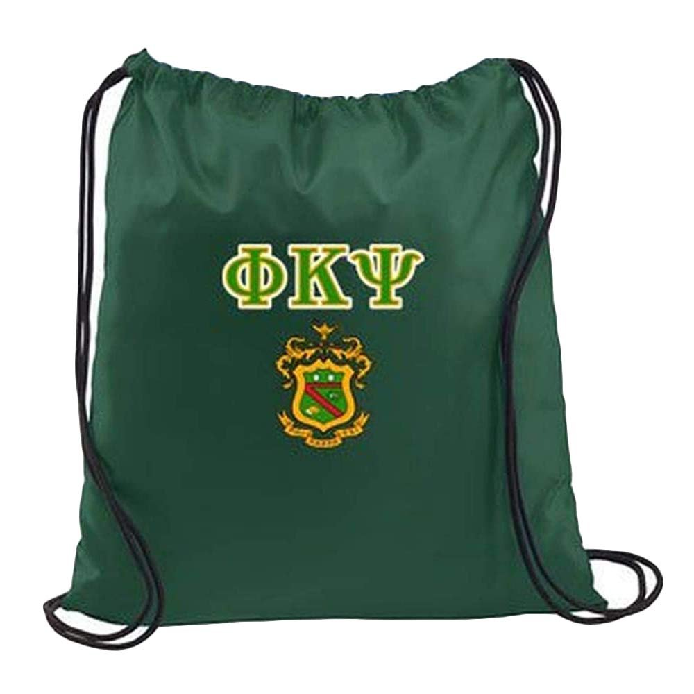 Greekgear Phi Kappa Psi Crest Shield Cinch Sack