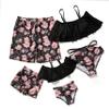 Herbeeza Family Matching Swimsuits, Printed Swimming Pants for Man Youth,Boys,Athletic Swimwear Jammers view 1