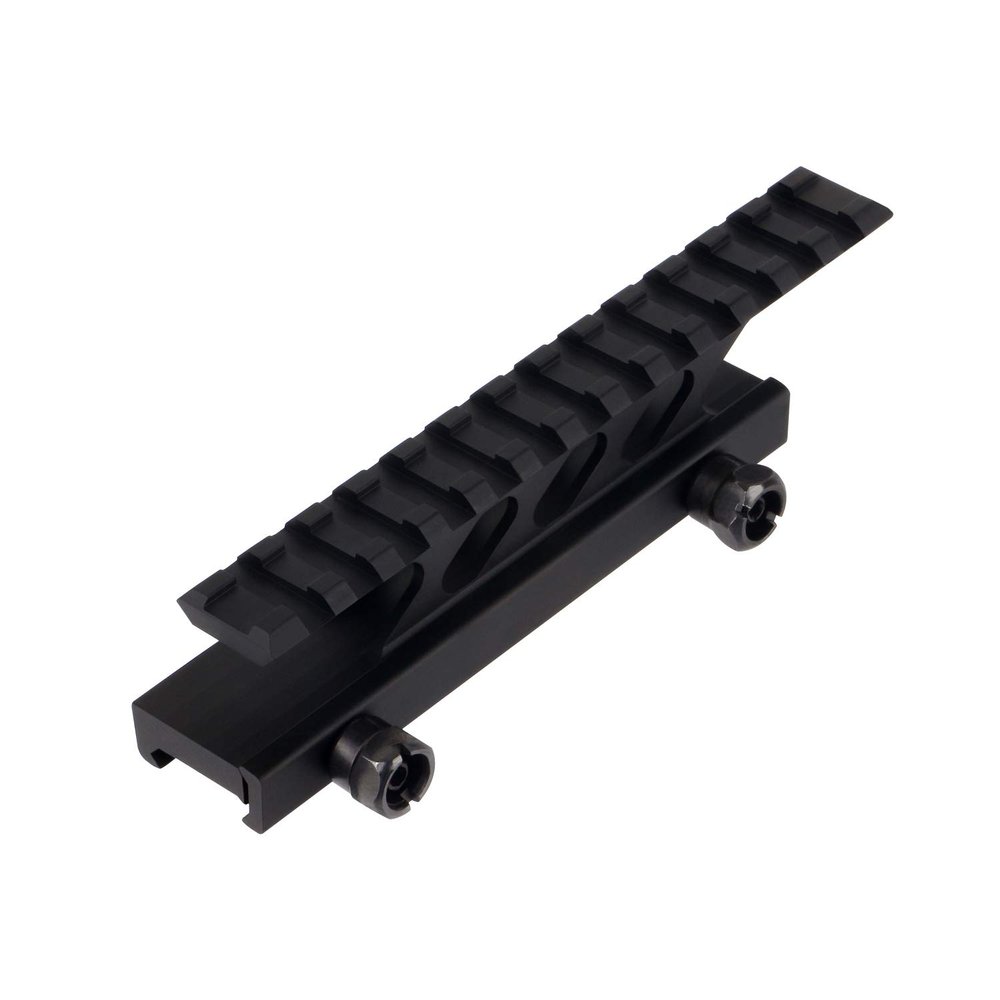 ToopMount Riser Mount High Profile Scope Mount Base Riser Picatinny Rail 20mm Aluminum with 13 Picatinny Rail Slots for Outdoor