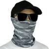 Fishing Mask - Camo Neck Gaiter Face Mask for Men & Women - Sun Protection Face Cover - Bandana, Scarf (Disruptive Stone Camo) view 1
