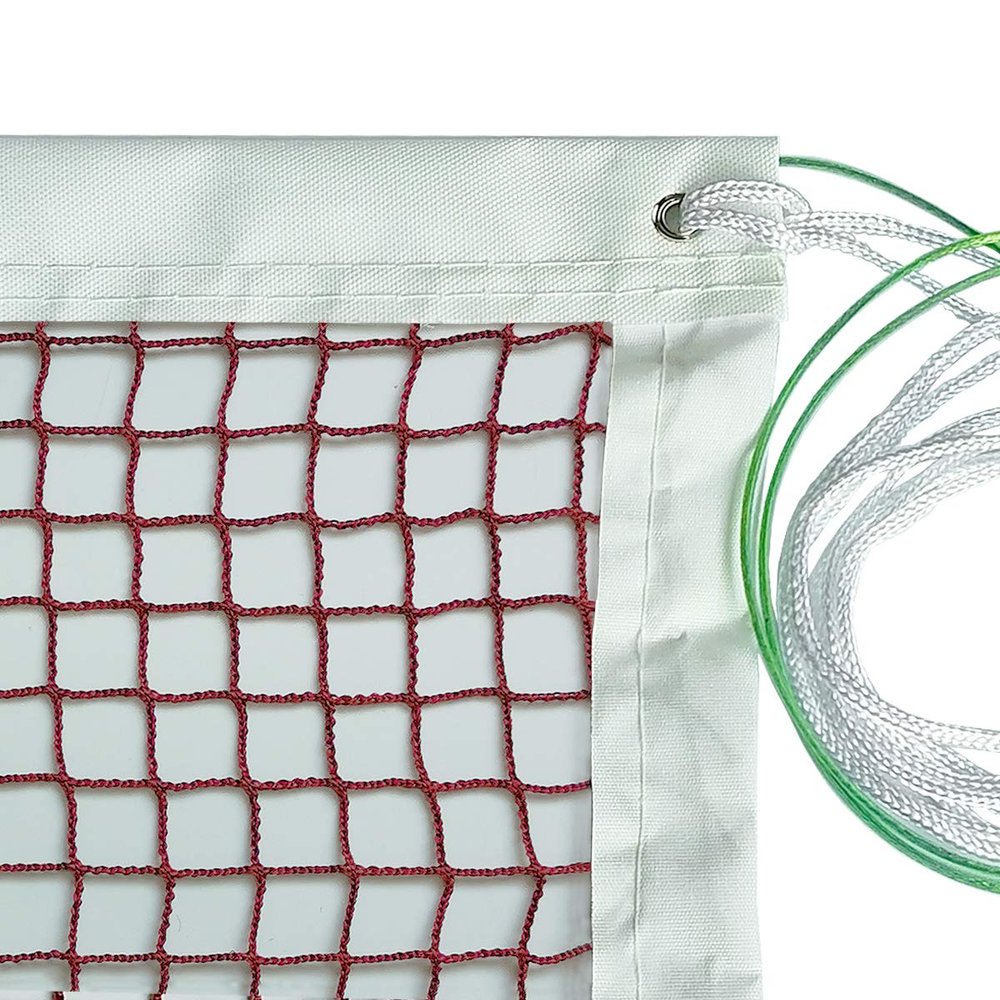 DOURR Outdoor Indoor Badminton Net Replacement with Steel Cable Ropes for Backyard Beach Garden Schoolyard (20 FT x 2.5 FT)