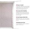 DOURR Outdoor Indoor Badminton Net Replacement with Steel Cable Ropes for Backyard Beach Garden Schoolyard (20 FT x 2.5 FT) view 2