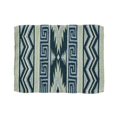 Tough 1 Mayan Wool Saddle Blanket Seafoam Green