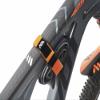 All Mountain Style AMS Hook & Loop Strap to Carry Essentials in case You Flat, Oraange view 3
