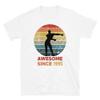 1995 Birthday Shirt (Short-Sleeve Unisex) Flossing Dance Vintage Sunset White view 1