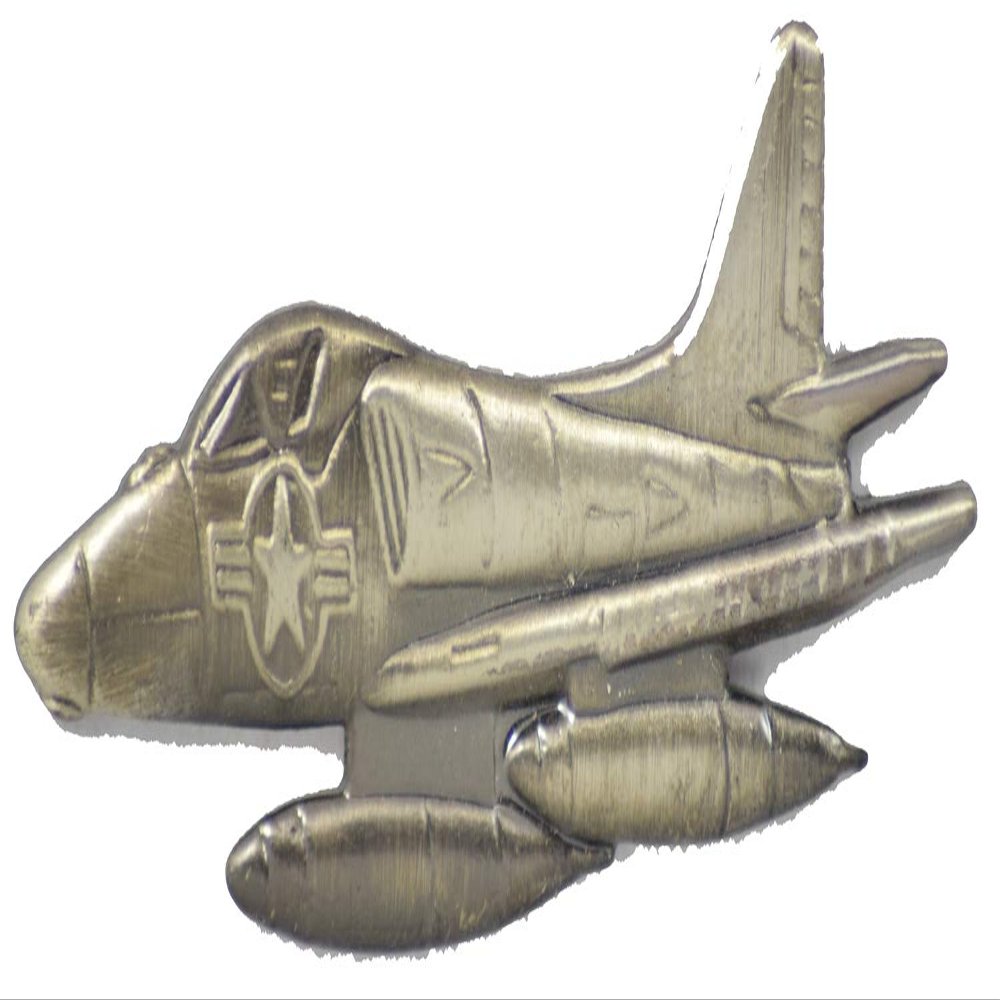 A-4 SKYHAWK LAPEL PIN OR HAT PIN - Size 2 1/2" - VETERAN OWNED BUSINESS