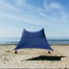 Neso Gigante Portable Beach Tent Sun Shelter - Lightweight Beach Shade Canopy - Easy Setup for Family Outings - Patented Reinforced Corners - UPF 50+ Sun Protection - 8ft Tall, 11 x 11ft - Navy view 1