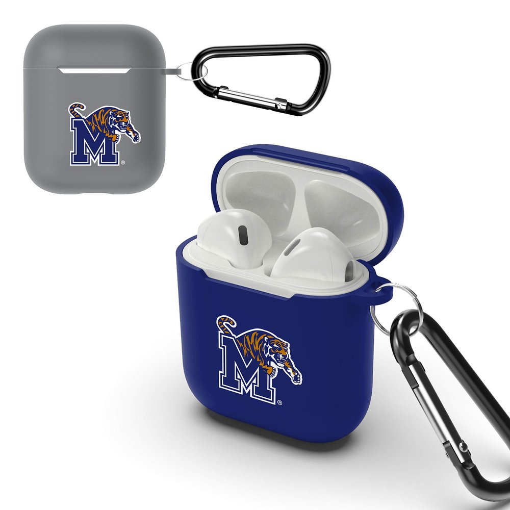 SOAR NCAA Protective Case for Apple Airpods - 2 Pack, Memphis Tigers