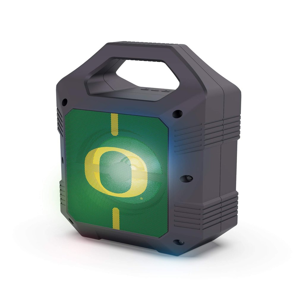 SOAR NCAA ShockBox XL LED Wireless Bluetooth Speaker, Oregon Ducks
