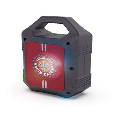 SOAR NCAA ShockBox XL LED Wireless Bluetooth Speaker, Louisiana Ragin' Cajuns