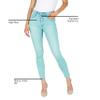 Numero Women's High Rise Skinny Blue Jeans view 3
