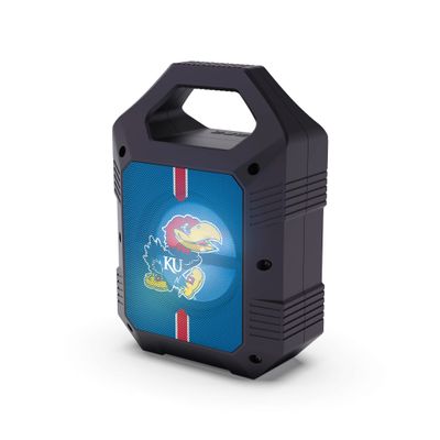 SOAR NCAA ShockBox XL LED Wireless Bluetooth Speaker, Kansas Jayhawks