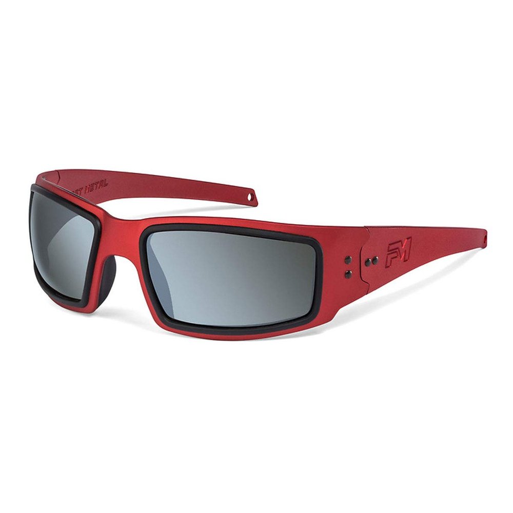Fast Metal Speed Demon, Red Aluminum Frame Safety Glasses