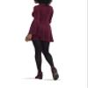 No nonsense Women's Super Opaque Control-Top Tights, Black/Cobblestone, X-Large view 3