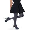 No nonsense Women's Super Opaque Control-Top Tights, Black/Cobblestone, X-Large view 4