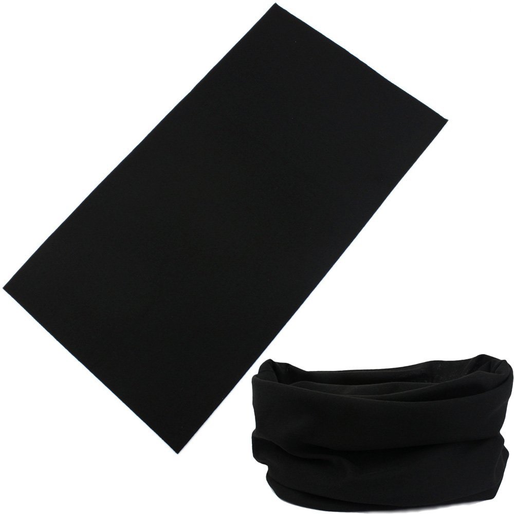 Delafino Seamless Face Cover Bandana - Neck Gaiter for Dust, Outdoors, Festivals, Sports & More