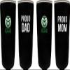 Colorado State Rams Proud Mom and Dad 16 oz Insulated Stainless Steel Tumblers 2 Pack Black. Officially Licensed Collegiate Product view 1
