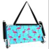 2 Pack of Neso Lightweight Water Resistant Beach Chairs with Shoulder Strap and Slip Pocket - Folds Thin (Flamingos) view 4