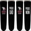North Carolina Central Eagles Proud Mom and Dad 16 oz Insulated Stainless Steel Tumblers 2 Pack Black. Officially Licensed Collegiate Product view 1