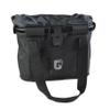 Bicycle Basket Black Aluminum and Textile with Bracket - Dual Front Quick Release Basket, Removable, Padded Handle, Collapsible for Storage, Black, by Biria view 3