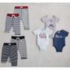 Mud Pie Baby Boys Infant Pull-On Reversible Stripe Pants (6-9M, Red), 6-9 Months view 4