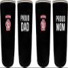 South Dakota Coyotes Proud Mom and Dad 16 oz Insulated Stainless Steel Tumblers 2 Pack Black. Officially Licensed Collegiate Product view 1