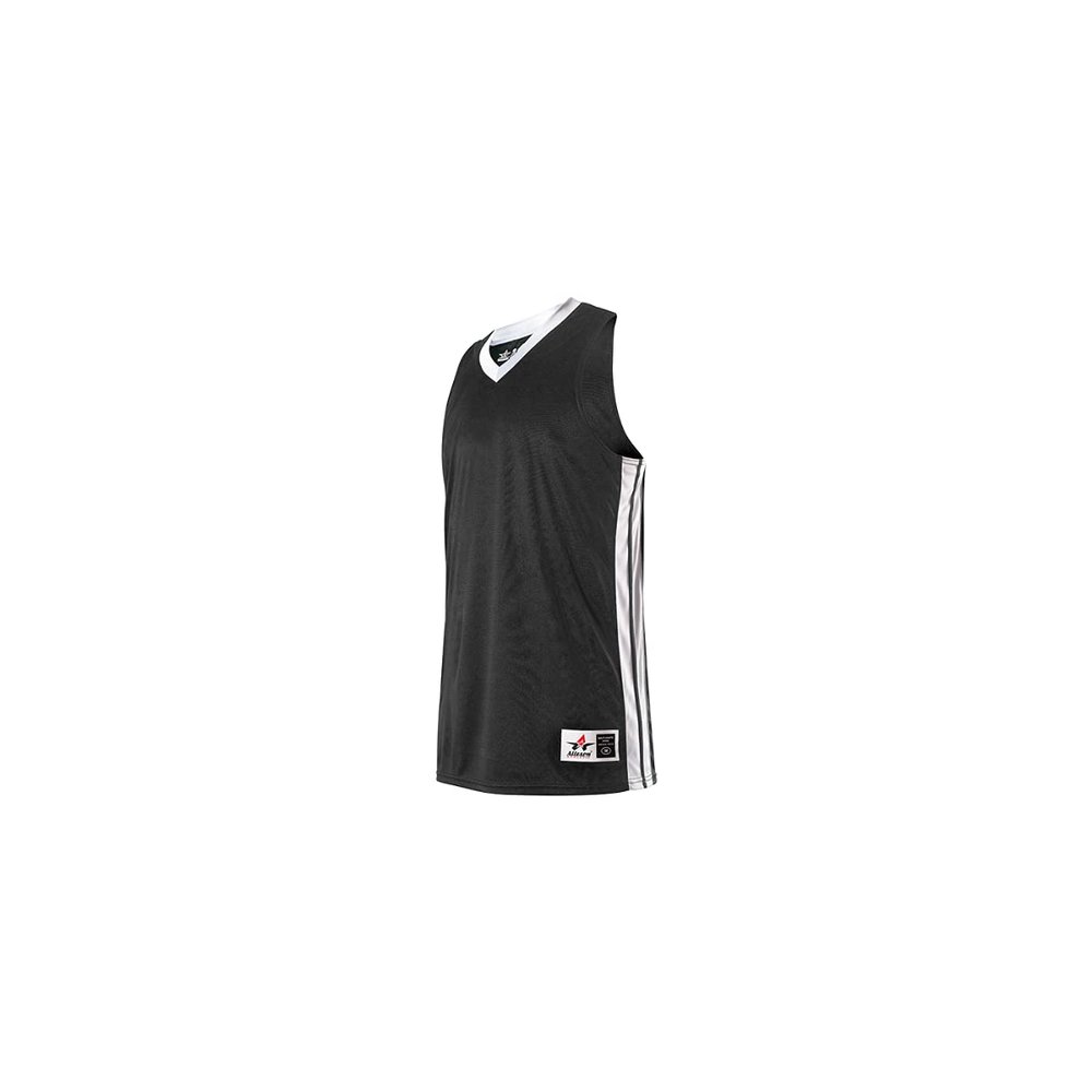 538JW - Basketball JERSEY Wome - L - BK/WH