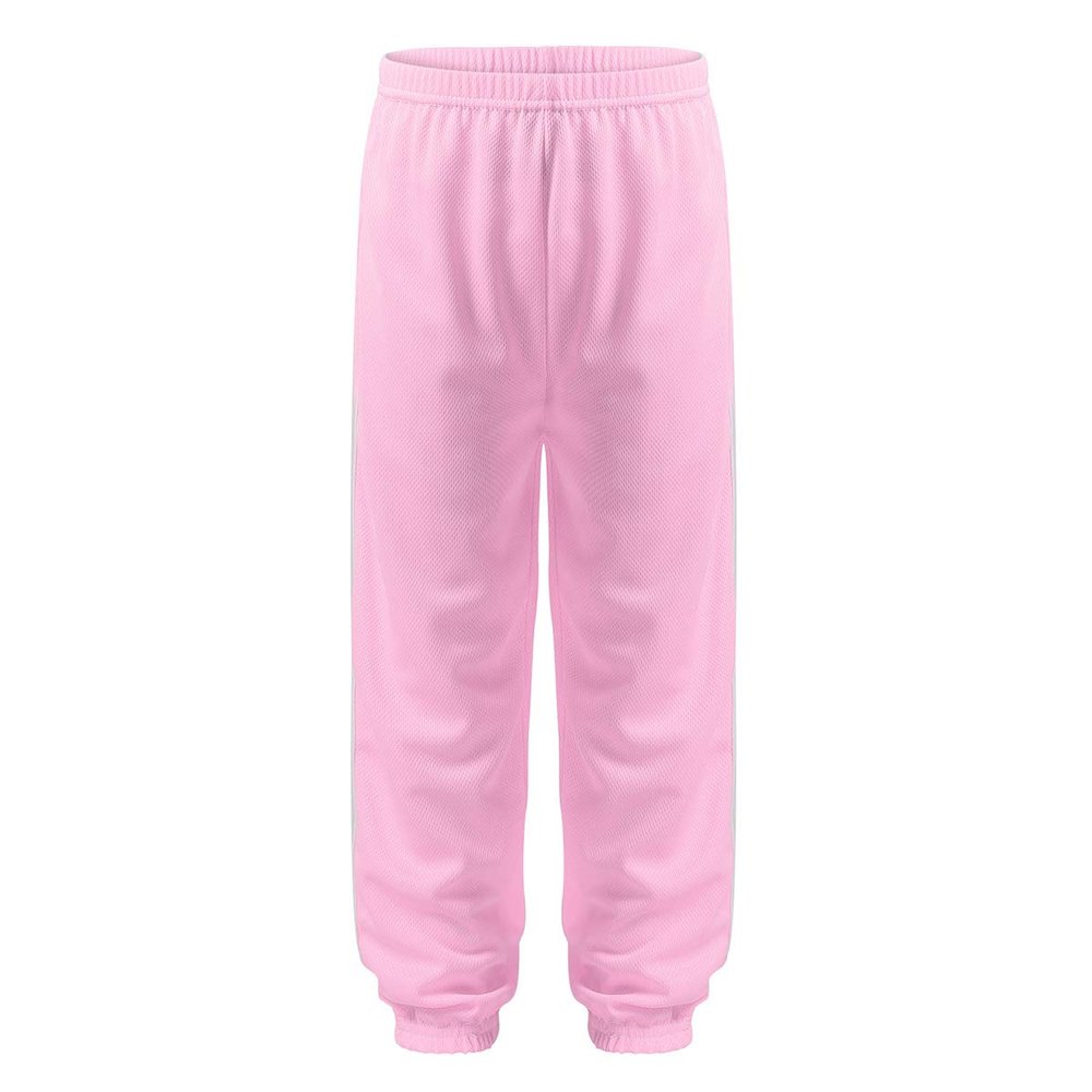 Hularka Kids Boys Girls Long Trousers Bloomers Sports Pants Training Gymnastics Side Sripes Jogging Pants Sportswear Casual Pink 2-3
