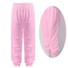 Hularka Kids Boys Girls Long Trousers Bloomers Sports Pants Training Gymnastics Side Sripes Jogging Pants Sportswear Casual Pink 2-3 view 3