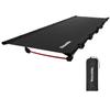 Naturehike GreenWild Camping Cot, Ultralight Folding Backpacking Cot, Supports 330lbs, Portable Camping Bed for Adults for Camping Hiking Travel Home, Black view 1