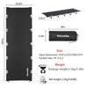 Naturehike GreenWild Camping Cot, Ultralight Folding Backpacking Cot, Supports 330lbs, Portable Camping Bed for Adults for Camping Hiking Travel Home, Black view 3