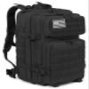 QT&QY 45L Military Tactical Backpacks Molle Army Assault Pack 3 Day Bug Out Bag Hiking Treeking Rucksack black view 1