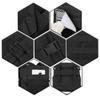 QT&QY 45L Military Tactical Backpacks Molle Army Assault Pack 3 Day Bug Out Bag Hiking Treeking Rucksack black view 4