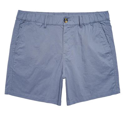 maamgic Men's Classic-fit 5.5" Cotton Casual Shorts Elastic Waistband with Multi-Pocket Daily Wear Walking Summer Outfit Blue 33
