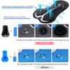 Men's Bike Shorts 4D Padded Cycling Bicycle Riding Pants Road Biking MTB Cycle Pockets Tights (Reflective-Black, X-Large) view 4