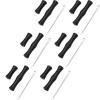 Sumind 6 Sets Bowstring Finger Guards Archery Bowstring Finger Protector for Hunting (Black) view 1