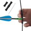 Sumind 6 Sets Bowstring Finger Guards Archery Bowstring Finger Protector for Hunting (Black) view 2