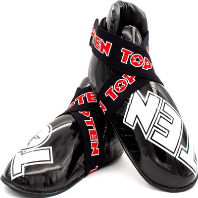 TOP TEN Superlight Competition Foot Guard - Black, Size S