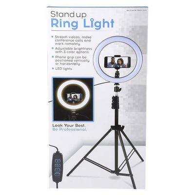 Rhode Island Novelty 10" Ring Light Standup Stream Set, 1 Set per Order