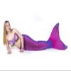 Mermaid Tail and Monofin for Swimming with MER-Shield Tip Protection, Adult Sizes (Bali Blush - Purple Monofin, Adult L (JL 12-16)) view 3