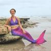 Mermaid Tail and Monofin for Swimming with MER-Shield Tip Protection, Adult Sizes (Bali Blush - Purple Monofin, Adult L (JL 12-16)) view 4
