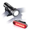 MOMODESIGN Bike HL02+RL03KIT Bicycle Light Kit, Zoomable USB Front Light & Rear Light, Super Bright, Multiple Lighting & Flashing Modes, Universal Fit view 1