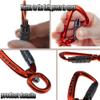 DGRENA Carabiner, Keychain, Spring BuckleMade of high Hardness Aluminum which is Suitable for hammocks, Home Tools, Camping, Hiking, utilities, and etc. (Orange/4 Packs in one) view 3