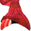 Mermaid Tail and Monofin for Swimming with MER-Shield Tip Protection, Adult Sizes (Fiji Red - Red Monofin, Adult S (JS 4-6)) view 2