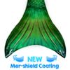 Mermaid Tail and Monofin for Swimming with MER-Shield Tip Protection, Adult Sizes (Lime Rickey - Lime Monofin, Adult M (JM 8-10)) view 2