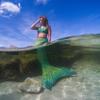 Mermaid Tail and Monofin for Swimming with MER-Shield Tip Protection, Adult Sizes (Lime Rickey - Lime Monofin, Adult L (JL 12-16)) view 4